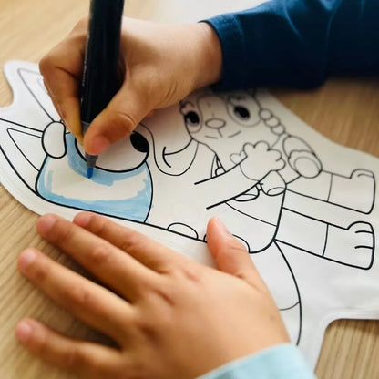 Bluey & Bingo - Coloriages Gonflables à colorier Ara-Créative