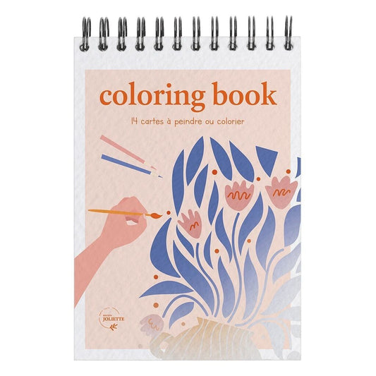 Carnet de Coloriage A6 – Motifs Floraux #2 | Maison Joliette | Fabriqué en France Maison Joliette