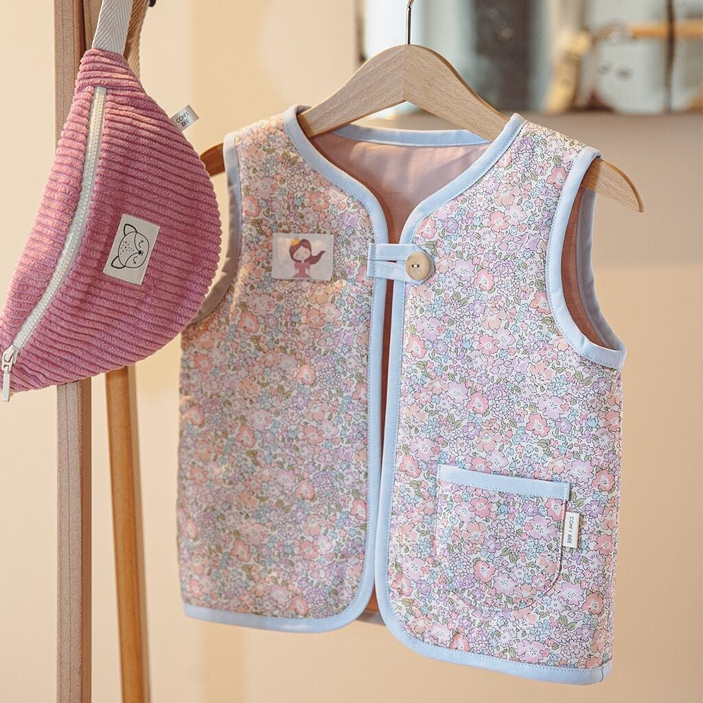 Kit couture Gilet de berger fille – Modèle Céleste