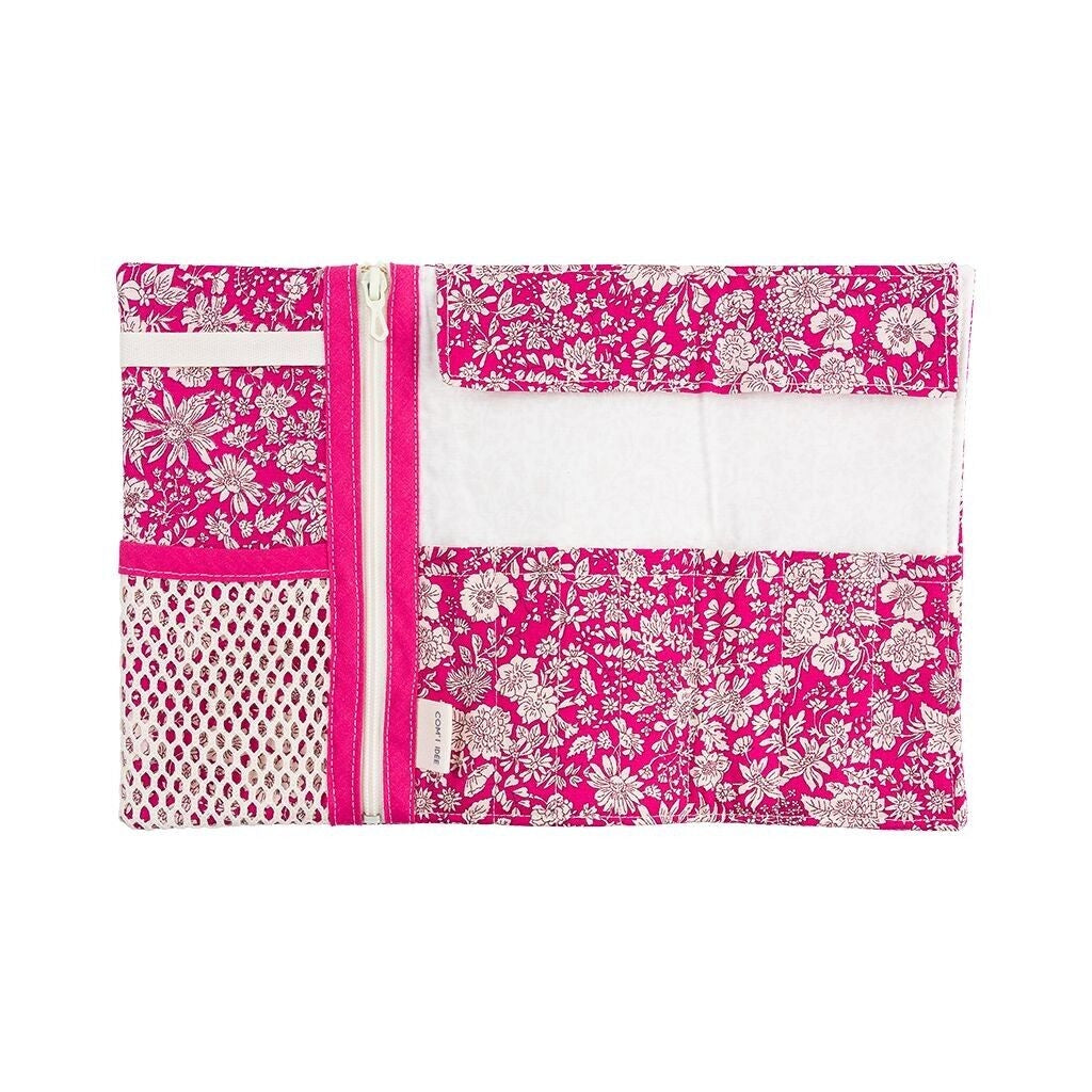DIY Sewing Kit – Hook &amp; Accessory Storage Pouch | Liberty Fabrics Pink