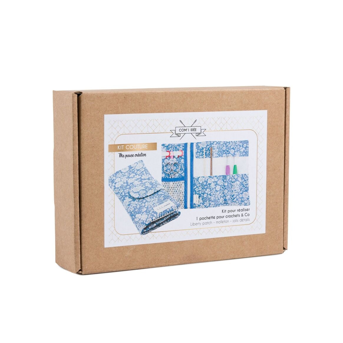 Kit Pochette pour Crochets & Co – Modèle Bleue