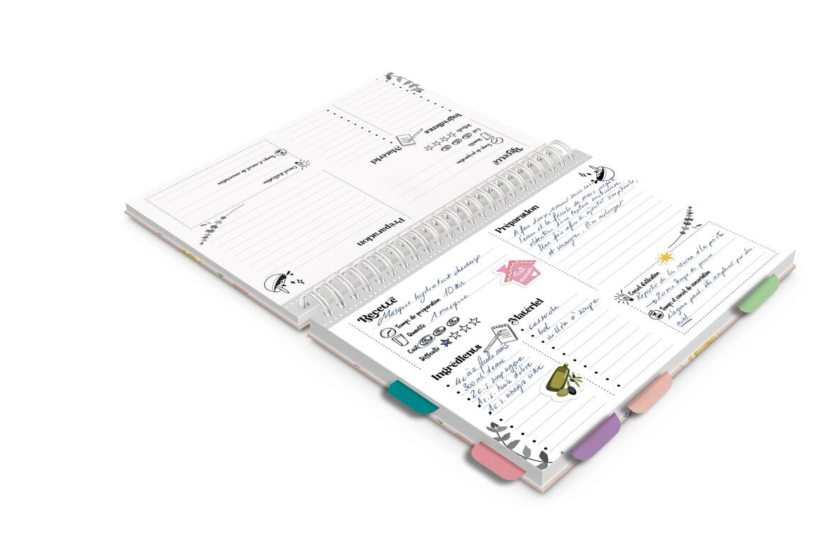 Carnet Mes Recettes Cosmétiques & Entretien – Graine Créative | DIY maison GRAINE CREATIVE