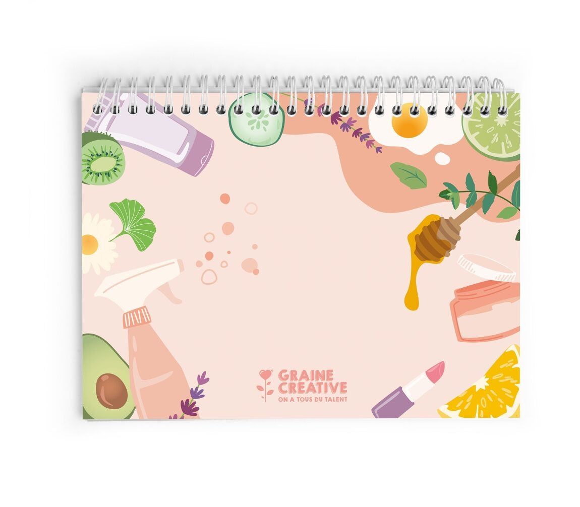 Carnet Mes Recettes Cosmétiques & Entretien – Graine Créative | DIY maison GRAINE CREATIVE