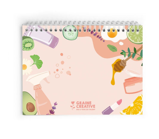 Carnet Mes Recettes Cosmétiques & Entretien – Graine Créative | DIY maison GRAINE CREATIVE