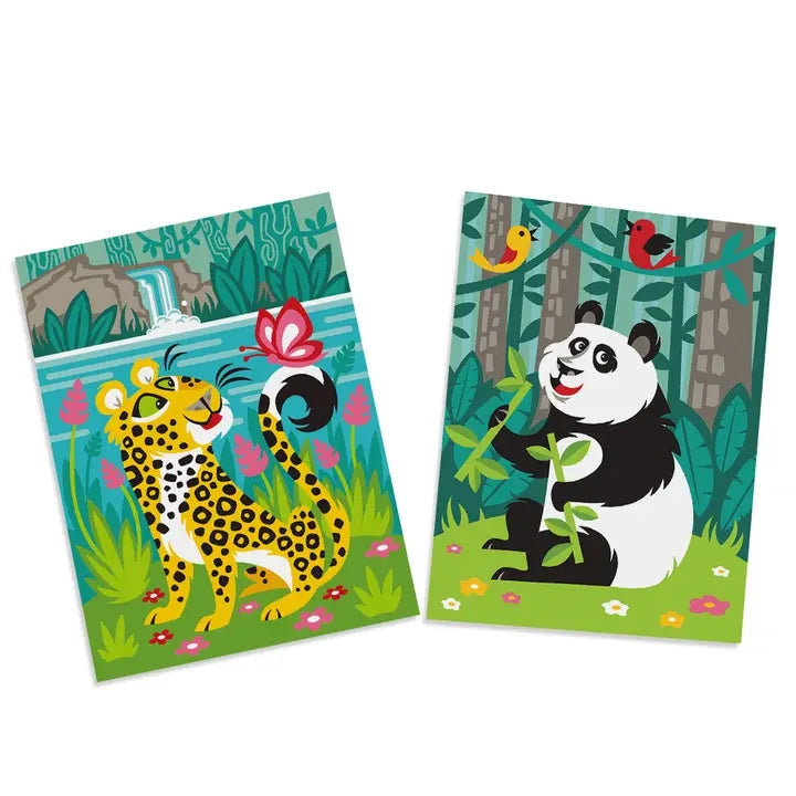 Peinture par numéros Kids "Panda & Leopard" Winnie's Picks