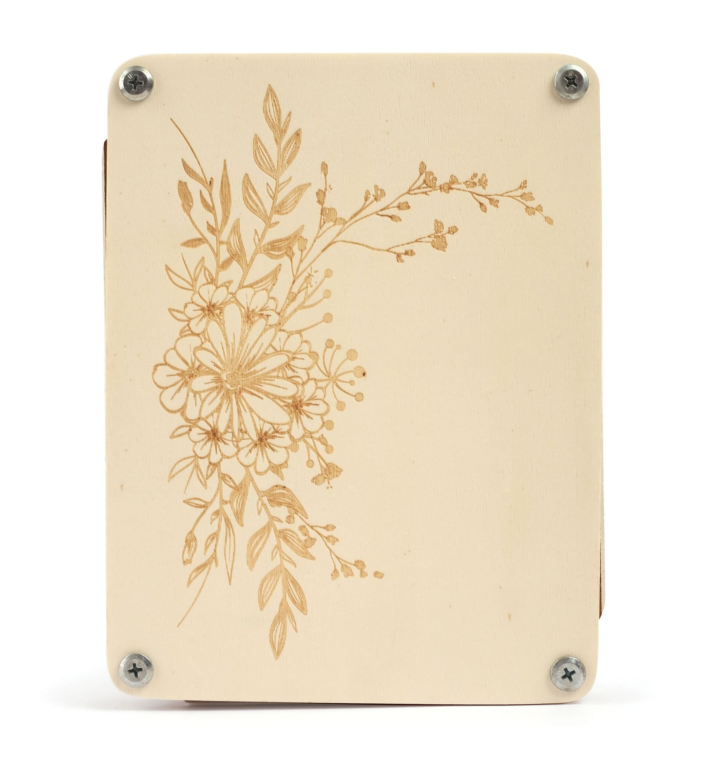 Presse Fleurs Gravé Bois 160x210mm – Séchez et Conservez vos Fleurs et Feuilles GRAINE CREATIVE
