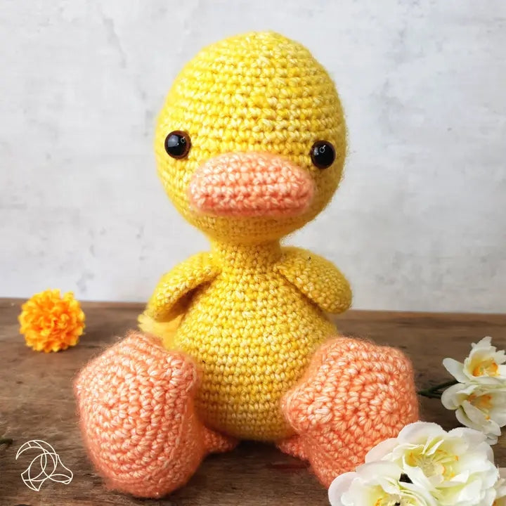 Kit Amigurumi de crochet DIY Abby Duck