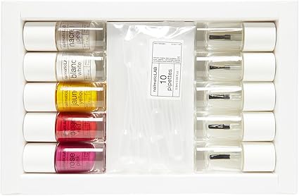 Kit DIY Fabrique de vernis à ongles roses NAILMATIC