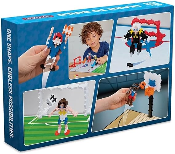 PLUS PLUS - Kit découverte Sport de 600 pièces - Jeu de Construction plus plus