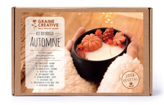 Kit DIY Bougie Automne – Graine Créative | Fabriquez votre bougie parfumée GRAINE CREATIVE