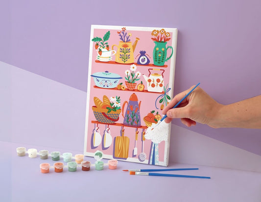 Peinture au Numéro 20x30 – Côté Cuisine | Kit DIY Débutants GRAINE CREATIVE