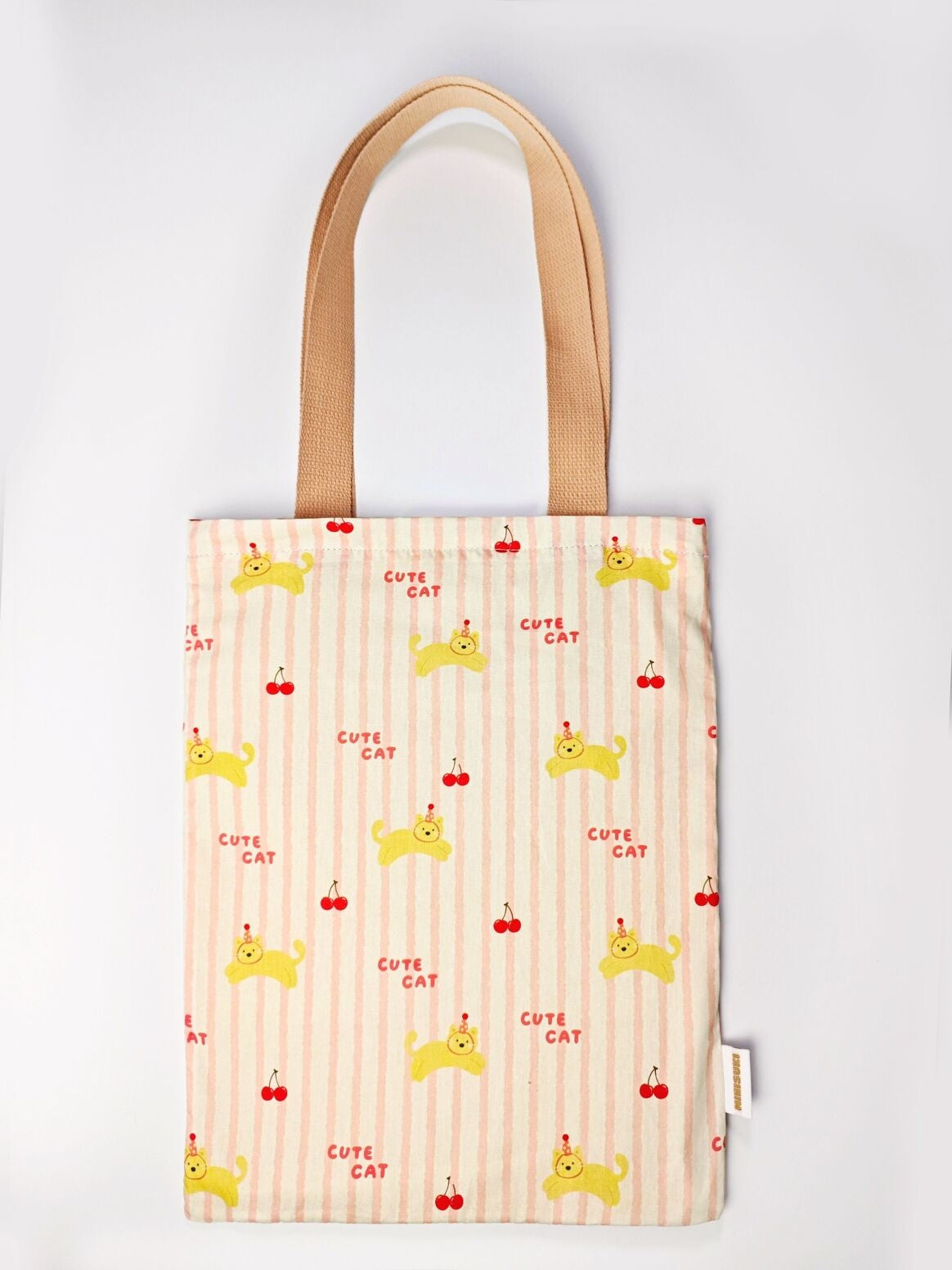 Coffret Kawaï Miaous & Cerisettes – Sac & Trousse Chat Idée Cadeau MINISUKI
