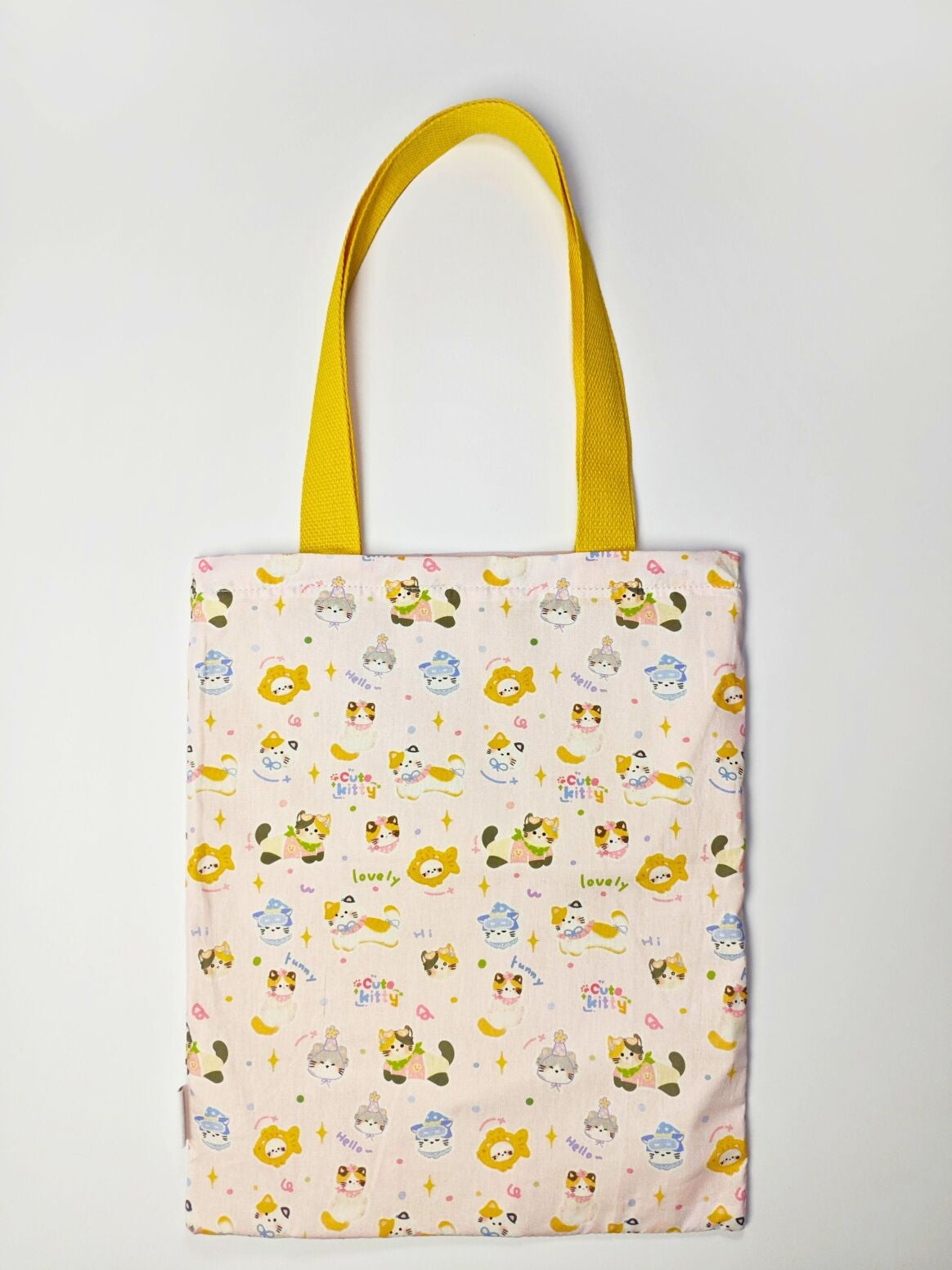 Coffret Kawaï Cute Kitty Chat Tote Bag & Trousse Idée Cadeau MINISUKI