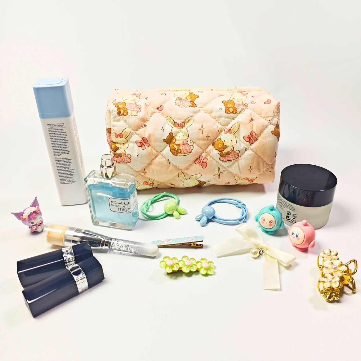 Coffret Kawaï Lapinours Étoilé – Sac & Trousse Idée Cadeau Mignonne MINISUKI