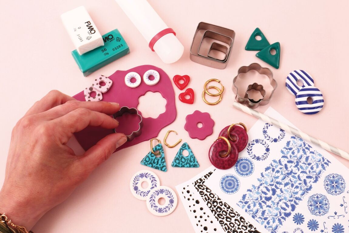 Coffret Bijoux FIMO – Pampilles interchangeables | Kit DIY boucles d’oreilles personnalisées