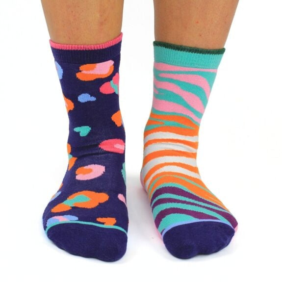 Coffret Chaussettes Dépareillées – 6 Chaussettes Fantaisie | United Oddsocks (UK 4–8 / EU 37–42) United Oddsocks