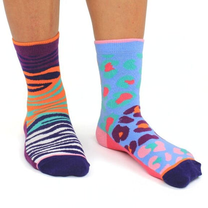 Coffret Chaussettes Dépareillées – 6 Chaussettes Fantaisie | United Oddsocks (UK 4–8 / EU 37–42) United Oddsocks
