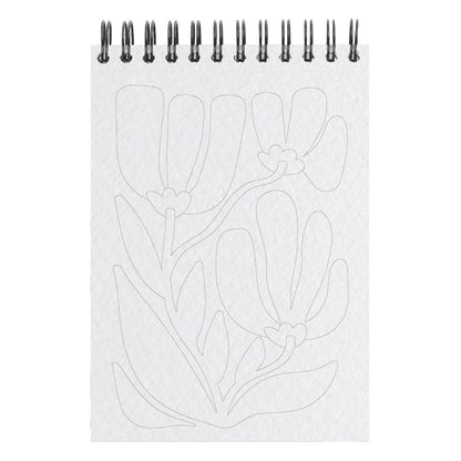 Carnet de coloriage A6 - Floral #2 Maison Joliette