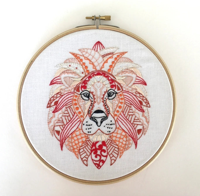 Kit de broderie Lion Cinnamon