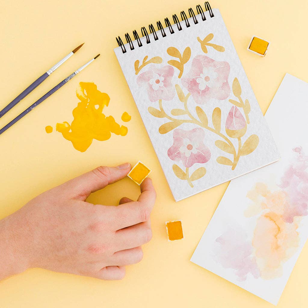 Carnet de coloriage A6 - Floral #2 Maison Joliette