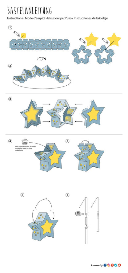 Twinkle Star Pink Lantern Making Kit