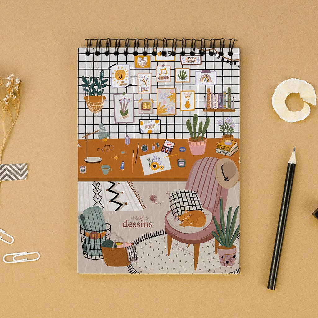 Carnet de dessin – L’atelier Maison Joliette Maison Joliette