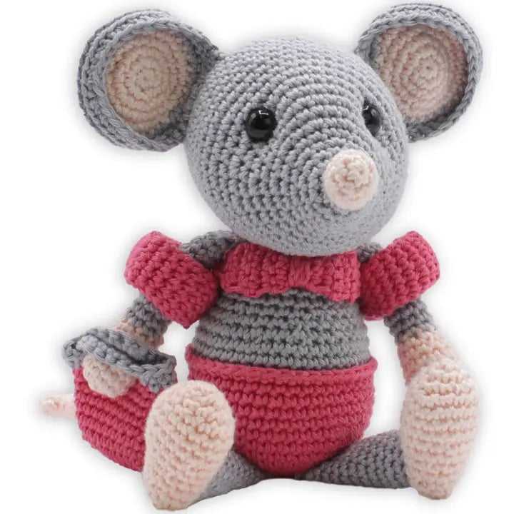 Kit amigurumi crochet HardiCraft - Daisy la souris HardyCraft