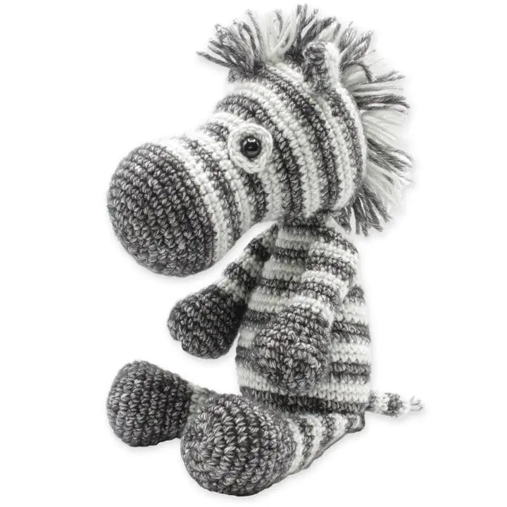 Dirk Zebra DIY Crochet Amigurumi Kit