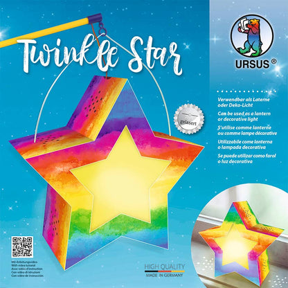 kit de fabrication de lanterne Twinkle Star « aquarelle » URSUS®