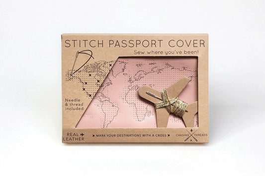 Protège Passeport Stitch à broder - Chasing Threads Ltd