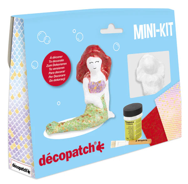 Mini Mermaid Décopatch kit