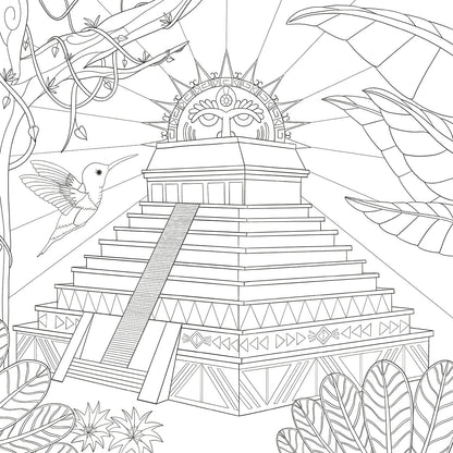 Art thérapie coloriages Paradis perdus Hachette Heroes