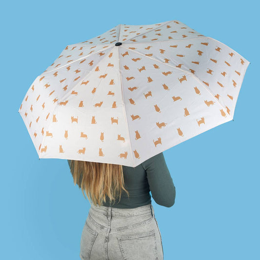 Parapluie Meowmbrella Calico – Balvi | Parapluie chat pliable avec housse néoprène Balvi