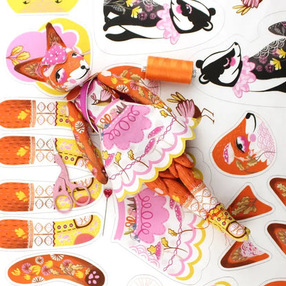 Kit de couture Dolly - Frances la renarde et Bea Miss Ella