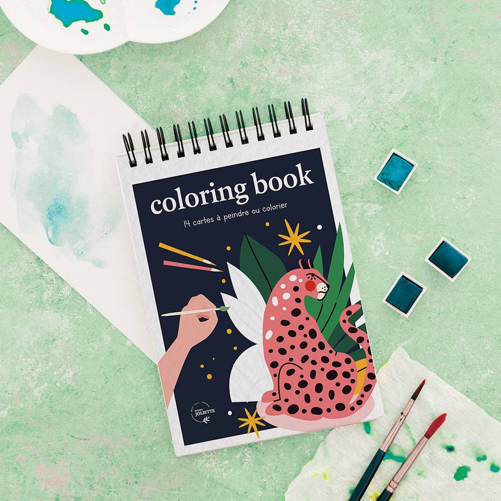 Carnet de coloriage A6 – Wild Maison Joliette Maison Joliette