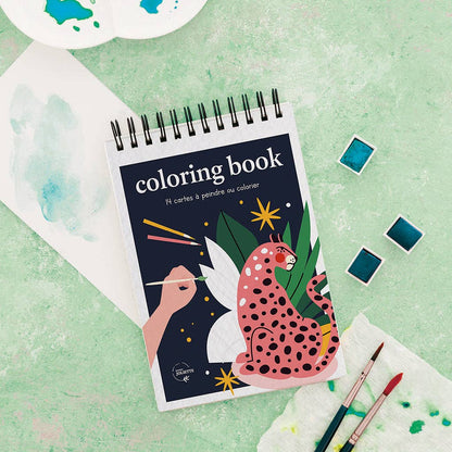 Carnet de coloriage A6 – Wild Maison Joliette Maison Joliette
