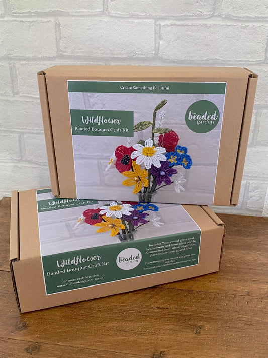 Kit de bricolage pour vase à fleurs sauvages. Une idée cadeau créative. The Beadology Shop