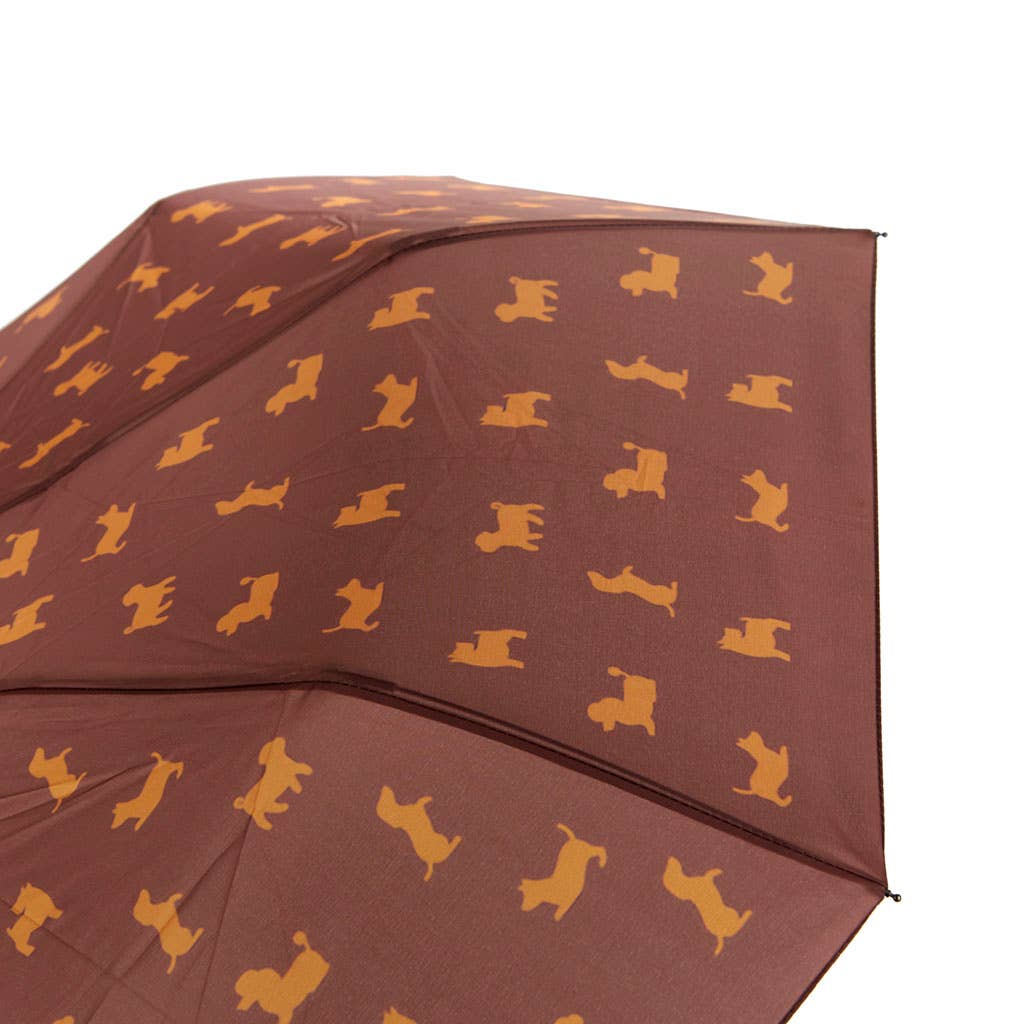 Parapluie, Puppymbrella, marron, avec housse, nylon Balvi