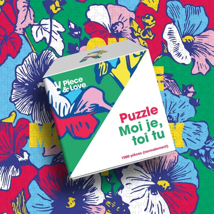 Puzzle 1000 pièces - Moi je, toi tu Piece&Love