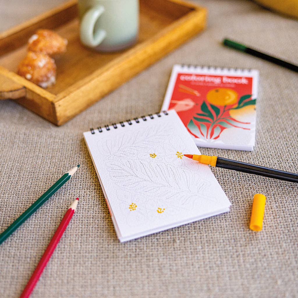 Carnet de coloriage A6 – Tropical Maison Joliette Maison Joliette