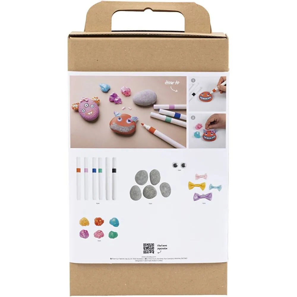 Kit DIY Décoration de Pierre Monstres Creative Compagny