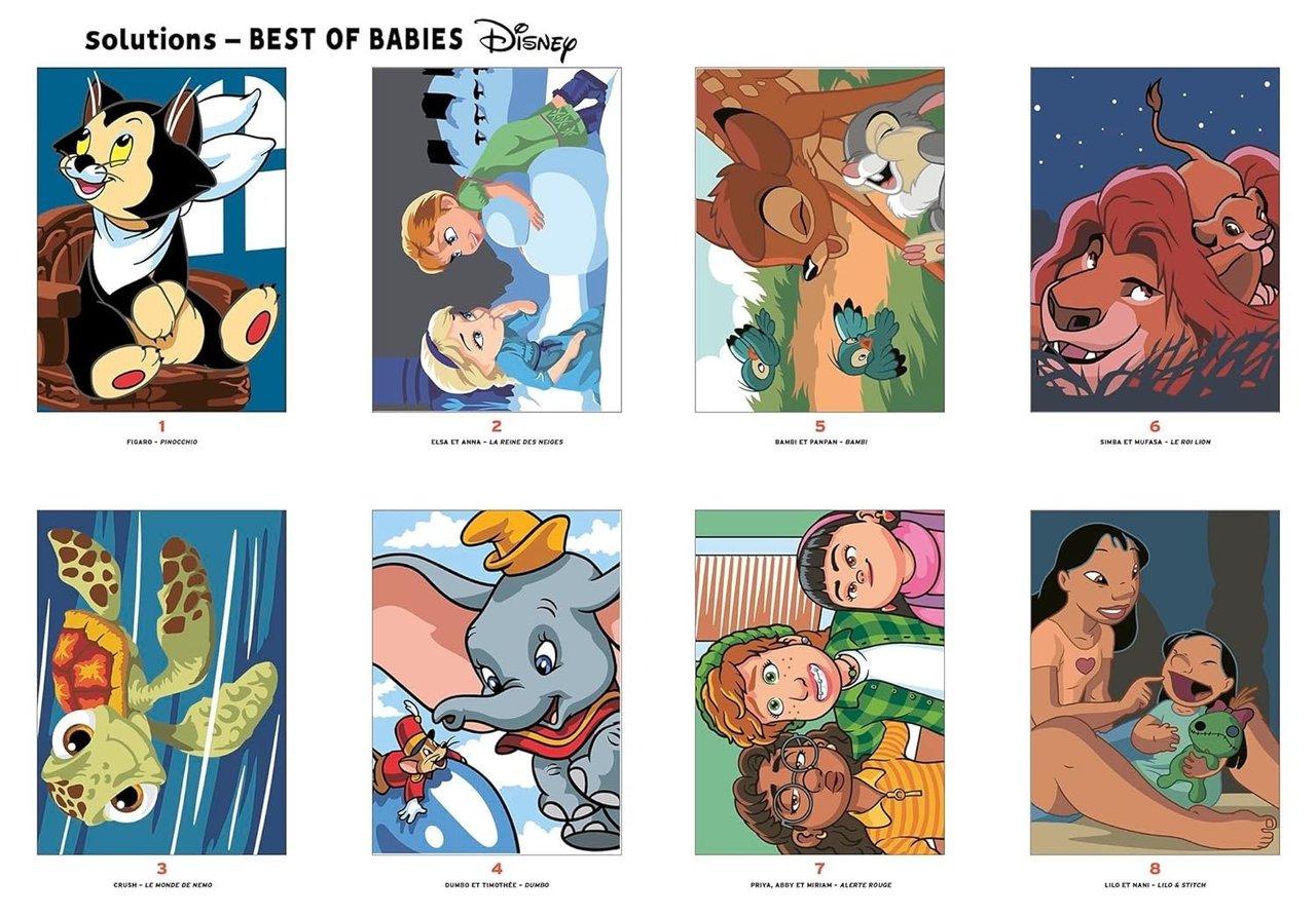 LIVRE DE COLORIAGE - Best of Babies Disney