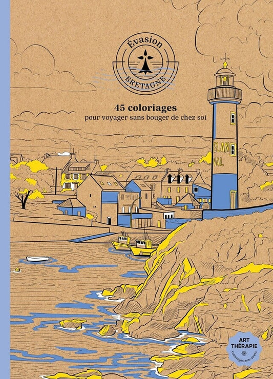 Coloriage Art Thérapie : Evasion en Bretagne