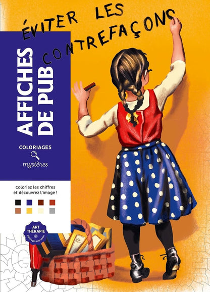 Mystery Coloring Pages Art Therapy - Advertising Posters