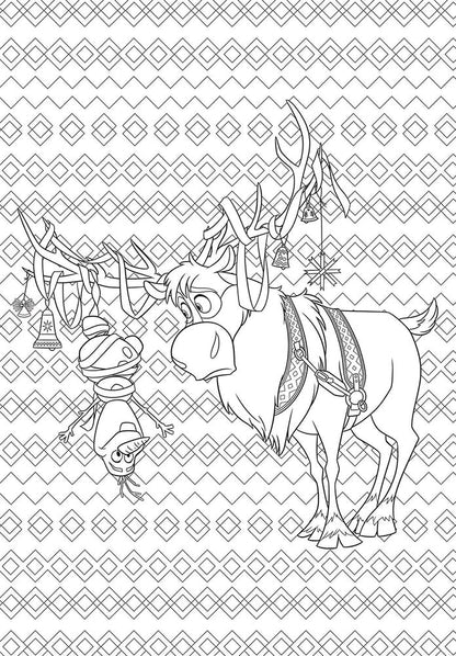 Mini-Bloc Art Therapie HIVERS DISNEY Hachette Heroes