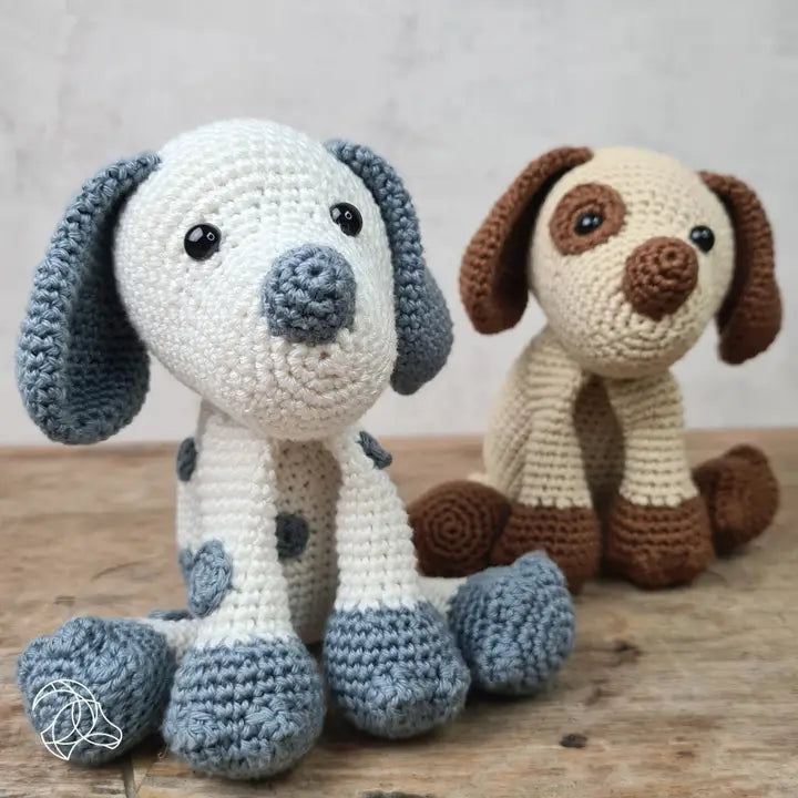 Kit Amigurumi de crochet DIY Brix Puppy