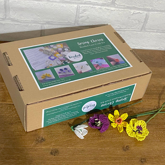 Kit de bricolage vase Chœur de printemps. Une idée cadeau créative. The Beadology Shop