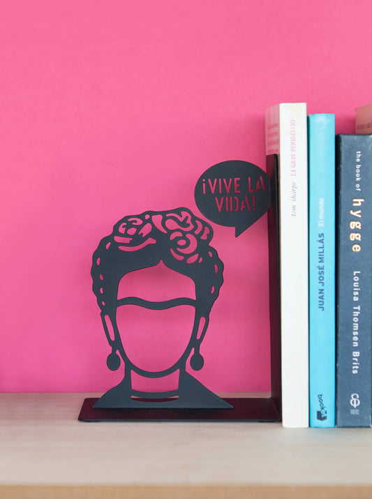 Porte-livres Frida – Balvi | Serre-livres métal noir design artiste Balvi