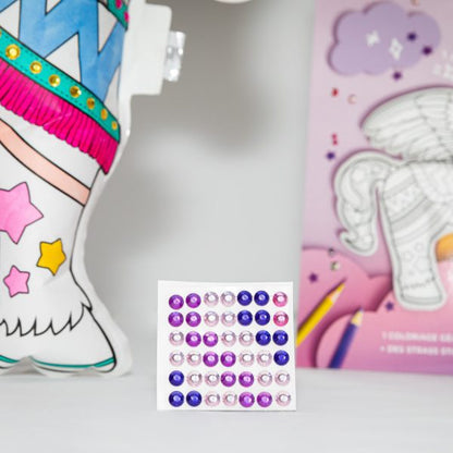 Coloriages gonflables - Licorne Géante à colorier