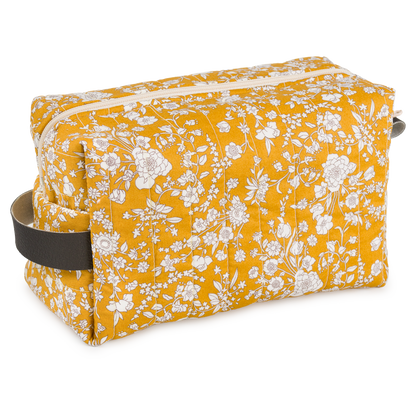 Kit couture trousse de beauté Madeleine – Trousse matelassée Liberty Fabrics Com'1 Idée